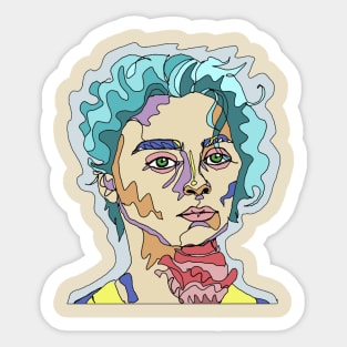 Timothee Chalamet Design Sticker